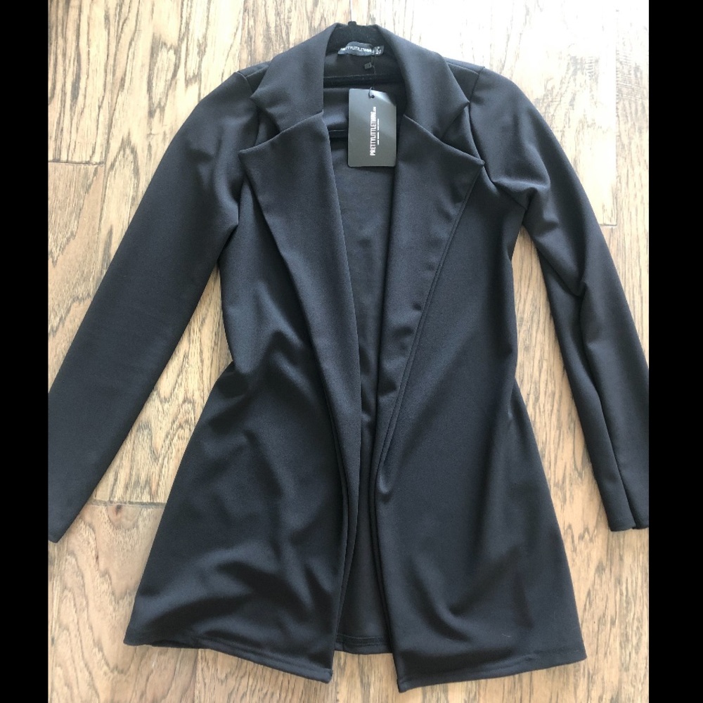PLT Double Breasted Woven Blazer